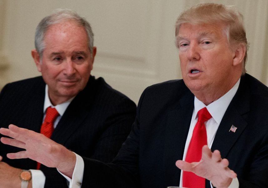 Stephen Schwarzman Blackstone Donald Trump