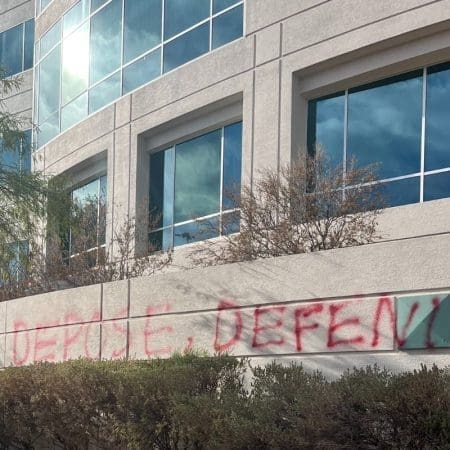 Las Vegas UnitedHealthcare Building Vandalized