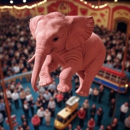 VEGAS NEAR MYTHS PT. 2: Circus Circus’ Flying Pink Elephants & More Stories So Wild, They Seem Fake But Aren’t